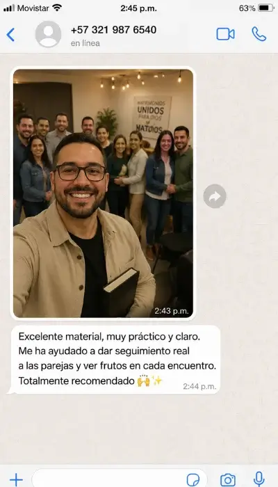 Testimonio real 3 de un líder de matrimonios