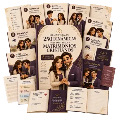 Kit Ministerial de 250 Dinámicas: kit completo con todos los módulos y bonos incluidos